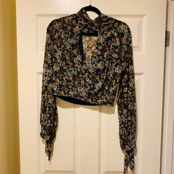 Free People Floral Blouse - small - Picture 5 of 6